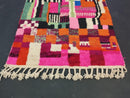 Custom Moroccan Rug – Handmade Wool Berber Rug with Bohemian Patterns – Modern Beni Ourain Style Carpet – Natural Wool Area Rug by 100kends