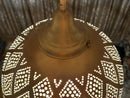 Handmade Moroccan Brass Lamp – Round Pendant Light Globe | Boho Style Lighting, Shadow Pattern Lamp, Arabic Perforated Ceiling Light