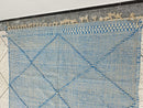 Handmade Beni Ourain Moroccan Rug – Custom Wool Berber Carpet, Blue Area Rug, Large or Small Tapis Berbere, Bedroom & Living Room Decor
