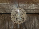 Handmade Moroccan Brass Pendant Light - Ceiling Lamp, Moroccan Chandelier for Bedroom Lighting - Unique Morocco Lampshade Light Fixture