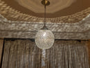Handcrafted Moroccan Brass Pendant Light - Hanging Lamp, Moroccan Chandelier, Brass Light Fixture, Moroccan Lampshade, Decorative Lighting