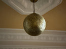 Handcrafted Moroccan Brass Pendant Light - Hanging Lamp, Moroccan Chandelier, Brass Light Fixture, Moroccan Lampshade, Decorative Lighting