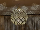 Handmade Moroccan Brass Pendant Light - Lantern Ceiling Light, Rustic Lighting, Moroccan Chandelier, Brass Lampshade, Moroccan Lamp Lighting