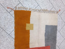 Handmade Custom Moroccan Berber Rug - Modern Geometric Beni Ourain Carpet, Azilal Area Rug, Large Morocco Wool Carpet, Bedroom Decor rug