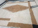 Custom Moroccan Beni Ourain Rug | Fluffy Soft Wool Carpet | Handmade Berber Area Rug | Authentic Tribal Floor Carpet for anyRoom by 100kends