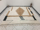 Custom Moroccan Beni Ourain Rug | Fluffy Soft Wool Carpet | Handmade Berber Area Rug | Authentic Tribal Floor Carpet for anyRoom by 100kends
