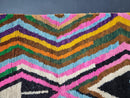 Custom Handwoven Morocan Rug - Vibrant Beni Ourain Style - Geometric Diamond rug - Striped Berber Rug - Custom Sizes Available - Wool Rug