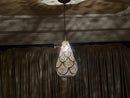 Silver Moroccan Pendant Lamp – Brass Teardrop Light Fixture – Moroccan Lighting for New Home Decor or Restaurant Ambiance by 100kends