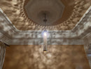 Handcrafted Moroccan Brass Pendant Light – Long Cylinder Perforated Design – Moroccan Lamp Shade – Artisan Ambient Lighting by 100kends