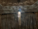 Handcrafted Moroccan Brass Pendant Light – Long Cylinder Perforated Design – Moroccan Lamp Shade – Artisan Ambient Lighting by 100kends