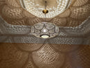 brass metal pendant light - product photo 1