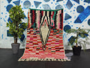 Handwoven Moroccan Boujaad Rug – Custom Pink Tribal Wool Carpet – Authentic 8x10, 9x12, 10x12 Area Rugs – Colorful rug for Mom or dad