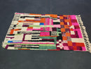 Custom Moroccan Rug – Handmade Wool Berber Rug with Bohemian Patterns – Modern Beni Ourain Style Carpet – Natural Wool Area Rug by 100kends