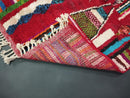 Custom Moroccan Berber Rug – Handmade Wool Area Rug, Unique Boho Decor Beni Ourain Carpet, Checkered Beni Rug White, Housewarming Gift