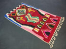 Custom Moroccan Rug – Bold Red Boho Tufted Kilim Area Rug | Handmade Wool Oriental Rug, Beni Ourain Style, Moroccan Home Decor 8x10 9x12