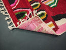 Custom Moroccan Rug – Bold Red Boho Tufted Kilim Area Rug | Handmade Wool Oriental Rug, Beni Ourain Style, Moroccan Home Decor 8x10 9x12