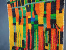 Custom Moroccan Rug – Bold Boujaad Wool Carpet with Geometric Abstract Colors | Handmade Beni Ourain Style | Custom Area & Runner Sizes