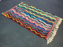 Handwoven Moroccan Beni Ourain Rug | Wool Berber Carpet Tapis Berbere | Authentic Handmade Rugs for Bedroom, Living Room & Area Spaces