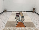 Handmade Moroccan Rug – Custom Beni Ourain Wool Berber Rug, Hand Knotted Genuine Lamb Wool Carpet, Modern Moroccan Area Rug 8x10 by 100kends