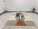 Handmade Moroccan Rug – Custom Beni Ourain Wool Berber Rug, Hand Knotted Genuine Lamb Wool Carpet, Modern Moroccan Area Rug 8x10 by 100kends