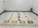 Handmade Beni Ourain Rug – Moroccan Wool Area Rug, Berber Carpet, Custom Large or Small Tapis Berbere, Unique Morocco Rugs for Bedroom