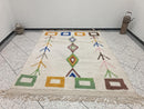 Handmade Beni Ourain Rug – Moroccan Wool Area Rug, Berber Carpet, Custom Large or Small Tapis Berbere, Unique Morocco Rugs for Bedroom