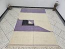 Handmade Moroccan Wool Rug – Modern Berber Beni Ourain Tapis Marocain, Moroccan Boho Rug, Abstract Lozenge Pattern, Custom Sizes by 100kends