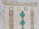 Custom Moroccan Rug – Handmade Wool Berber Boujad Carpet | Bohemian Boho Rug | Antique Moroccan Area Rug | Free Shipping rugs  by 100kends