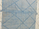 Handmade Beni Ourain Moroccan Rug – Custom Wool Berber Carpet, Blue Area Rug, Large or Small Tapis Berbere, Bedroom & Living Room Decor