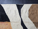 Custom Wool Moroccan Rug – Abstract Handmade Berber Carpet | Geometric Soft Wool Area Rug for Modern Boho Living Room Décor by 100kends