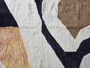 Custom Wool Moroccan Rug – Abstract Handmade Berber Carpet | Geometric Soft Wool Area Rug for Modern Boho Living Room Décor by 100kends
