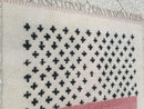 Custom Moroccan Beni Ourain Rug – Wool Moroccan rug -  Handwoven Wool Tribal Carpet with Bold Geometric Terracotta Boho Design by 100kends