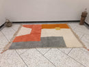 Handmade Custom Moroccan Berber Rug - Modern Geometric Beni Ourain Carpet, Azilal Area Rug, Large Morocco Wool Carpet, Bedroom Decor rug
