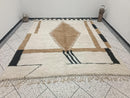 Custom Moroccan Beni Ourain Rug | Fluffy Soft Wool Carpet | Handmade Berber Area Rug | Authentic Tribal Floor Carpet for anyRoom by 100kends