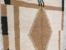 Custom Moroccan Beni Ourain Rug | Fluffy Soft Wool Carpet | Handmade Berber Area Rug | Authentic Tribal Floor Carpet for anyRoom by 100kends