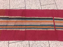 Custom Red Striped Wool Runner Rug – Handmade Moroccan Boho Hallway Rug, Tribal Ethnic Narrow Rug, Berber Long Floor Mat by 100kends