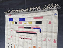 Custom Moroccan Mrirt Rug - Colorful Abstract Wool Carpet - Handwoven White Tribal Boho Rug - Modern Geometric Berber Art by 100kends