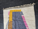 Custom Moroccan Wool Mrirt Rug | Modern Abstract Mrirt Rug | Colorful Handmade Wool Area Rug | Unique Berber Wool Rug by 100kends