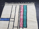 Custom Moroccan Mrirt Rug | Abstract Wool Handmade Berber Rug | Geometric Modern Area Rug | Boho Colorful Designer Carpet by 100kends