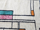 Custom Moroccan Mrirt Rug | Abstract Wool Handmade Berber Rug | Geometric Modern Area Rug | Boho Colorful Designer Carpet by 100kends
