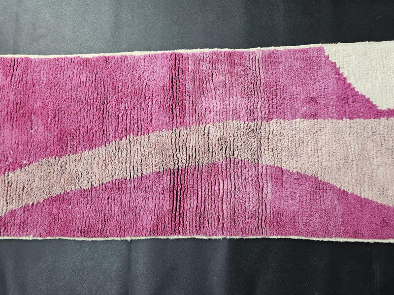 moroccan runner rug, pink runner rug, custom runner rug, hallway runner rug, boho runner rug, wool runner rug, handmade runner rug, long pink rug, abstract runner rug, moroccan rug, pink wool rug, colorful runner rug, modern runner rug