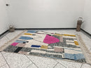 Handmade Moroccan Beni Ourain Rug – Fluffy Soft Wool Berber Carpet, Authentic Tribal Hand-Knotted Morocco Area Rug, Unique Living Room Rug