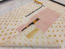 Custom Abstract Moroccan Wool Rug – Pink Wool Rug, Handmade Modern Berber Carpet, Geometric Beni Rug, Cozy Tribal Decor in Custom Sizes