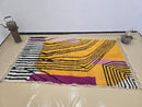 Custom Moroccan Wool Rug – Abstract Handwoven Area Carpet – Modern Berber Art Rug for Living Room or Bedroom – Made to Order by 100kends