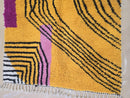 Custom Moroccan Wool Rug – Abstract Handwoven Area Carpet – Modern Berber Art Rug for Living Room or Bedroom – Made to Order by 100kends
