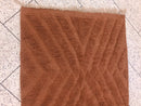 Terracotta Wool Rug – Hand Knotted Moroccan Carpet – Cozy Brown Striped Berber Decor – Plush Beni Ourain Style Wool Area Rug by 100kends