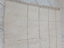 Handmade Beni Ourain Rug – Custom Moroccan Wool Rug | White Berber Mrirt Rug | 8x10 9x12 Rugs for Living Room | Custom Size Beni Rug