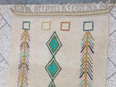 Custom Moroccan Rug – Handmade Wool Berber Boujad Carpet | Bohemian Boho Rug | Antique Moroccan Area Rug | Free Shipping rugs  by 100kends