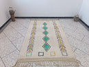 Custom Moroccan Rug – Handmade Wool Berber Boujad Carpet | Bohemian Boho Rug | Antique Moroccan Area Rug | Free Shipping rugs  by 100kends
