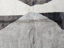 Custom Moroccan Mrirt Rug – Neutral Abstract Wool Rug | High Pile Handmade Luxury Carpet | Modern Geometric Area Rug – All Sizes by 100kends